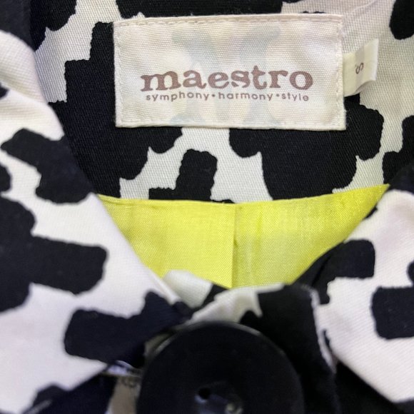 Maestro Crop Top Vintage Jacket with Lining - Picture 3 of 4